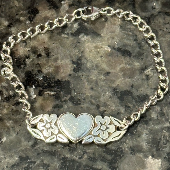 James Avery Jewelry - James Avery Heart and Flower Bracelet